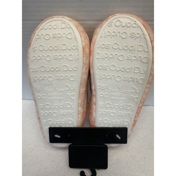 Cuddl Duds Girl's Print Cheetah Print Clog Soft Slippers Sz S 1-2 New - Picture 2 of 7